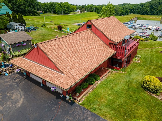 7326 State Route 19 Unit 47-48, Mount Gilead, OH 43338 - bird's eye view of a nearby body of water