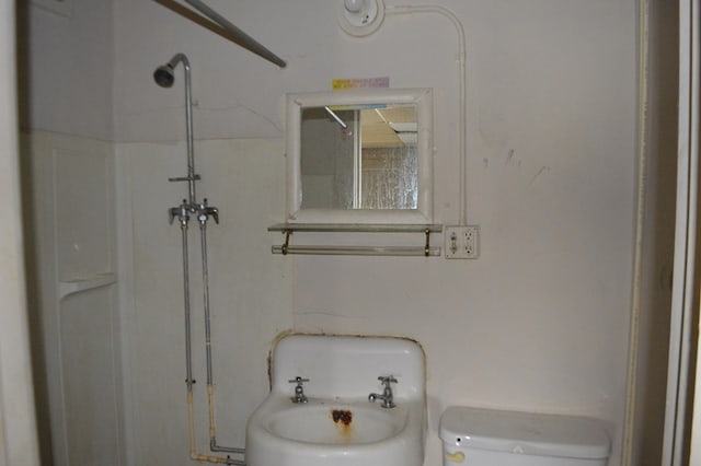 bathroom featuring toilet