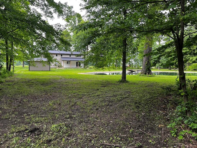 5616 Windfall Rd, Galion, OH 44833 - view of grassy yard with a water view