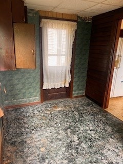 67 S Gamble St, Shelby, OH 44875 - empty room featuring a paneled ceiling