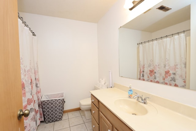 1690 Riva Ridge Dr, Mansfield, OH 44904 - bathroom featuring vanity, tile patterned flooring, and toilet