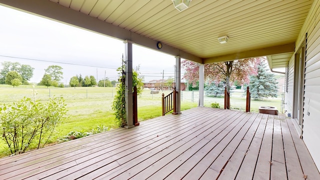 62 Elmridge Rd, Mansfield, OH 44907 - wooden deck with a yard