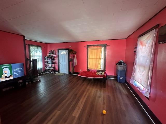 514 Clark St, Willard, OH 44890 - unfurnished living room with wood finished floors