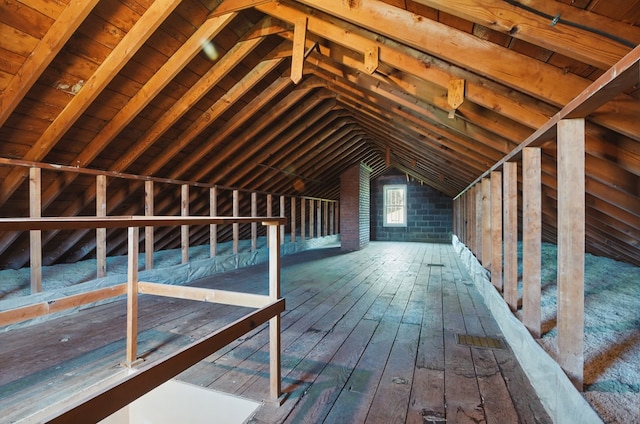 40 Hopewell Ave, Tiffin, OH 44883 - view of unfinished attic