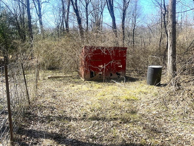 view of outbuilding with an outdoor structure