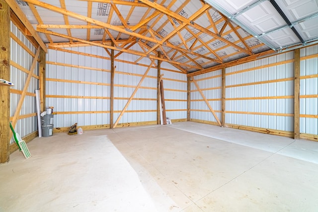 7331 State Route 314, Bellville, OH 44813 - garage featuring metal wall