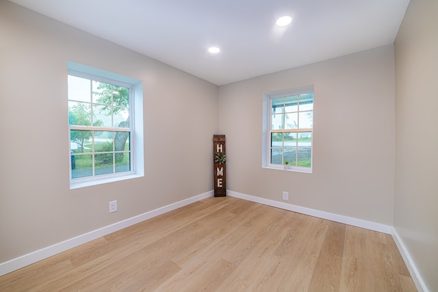 7331 State Route 314, Bellville, OH 44813 - spare room with light wood-style floors and recessed lighting