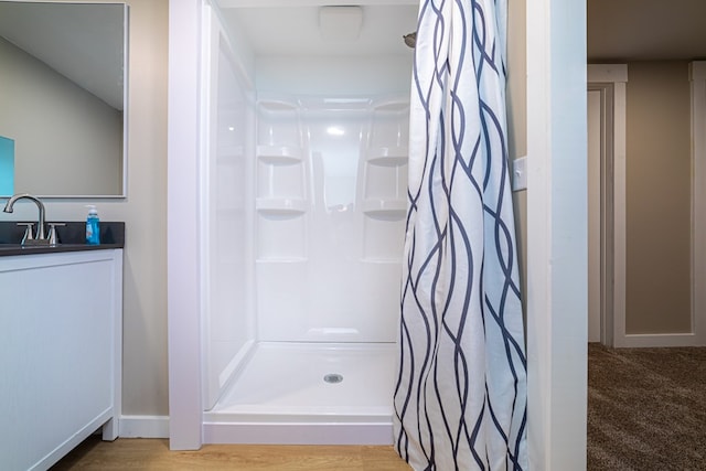 7331 State Route 314, Bellville, OH 44813 - full bathroom featuring a shower with curtain and vanity