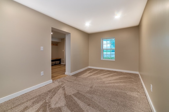 7331 State Route 314, Bellville, OH 44813 - empty room with carpet floors and recessed lighting