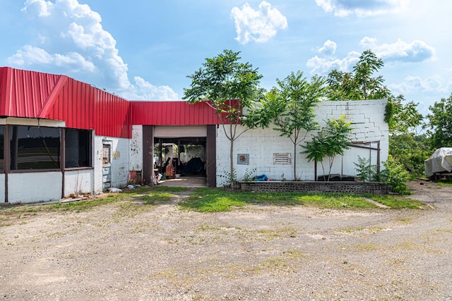 3763 State Route 39, Shelby, OH 44875 - view of outbuilding with dirt driveway