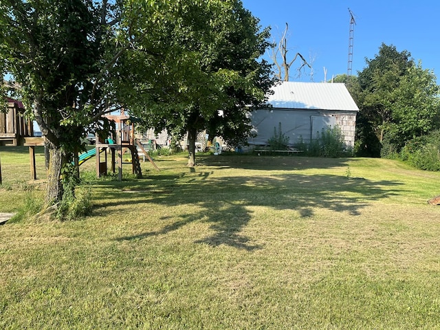 3763 State Route 39, Shelby, OH 44875 - view of grassy yard featuring a playground