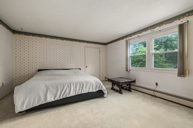 2055 Random Dr, Mansfield, OH 44904 - bedroom featuring carpet flooring and a baseboard radiator