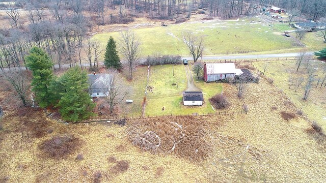 12039 Mcmanis Rd, Mount Vernon, OH 43050 - bird's eye view with a rural view