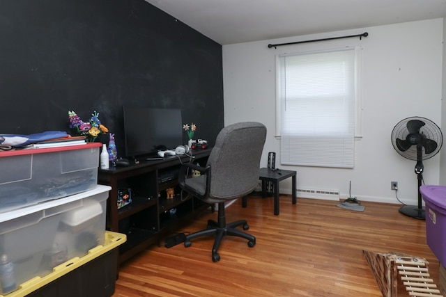 468 Clearview Rd, Mansfield, OH 44907 - home office featuring light wood-style floors and baseboards