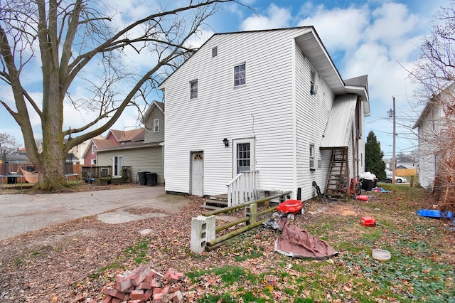 view of rear view of house