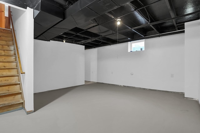 528 N Mulberry St, Street, OH 44902 - below grade area with stairs