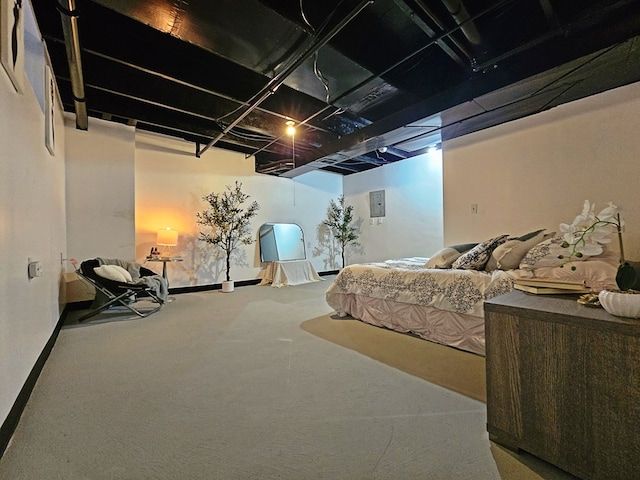 528 N Mulberry St, Street, OH 44902 - bedroom with electric panel, carpet, and baseboards