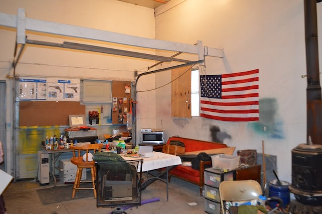 5067 N State Route 4, Bucyrus, OH 44820 - garage with a workshop area