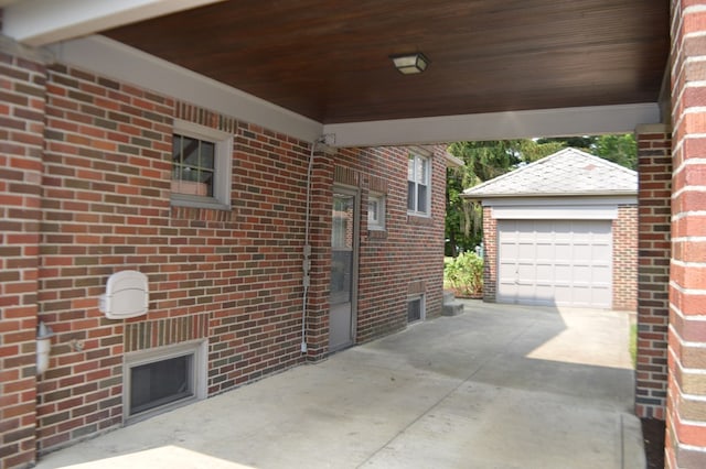 1211 S Sandusky Ave, Bucyrus, OH 44820 - view of patio / terrace with an outdoor structure