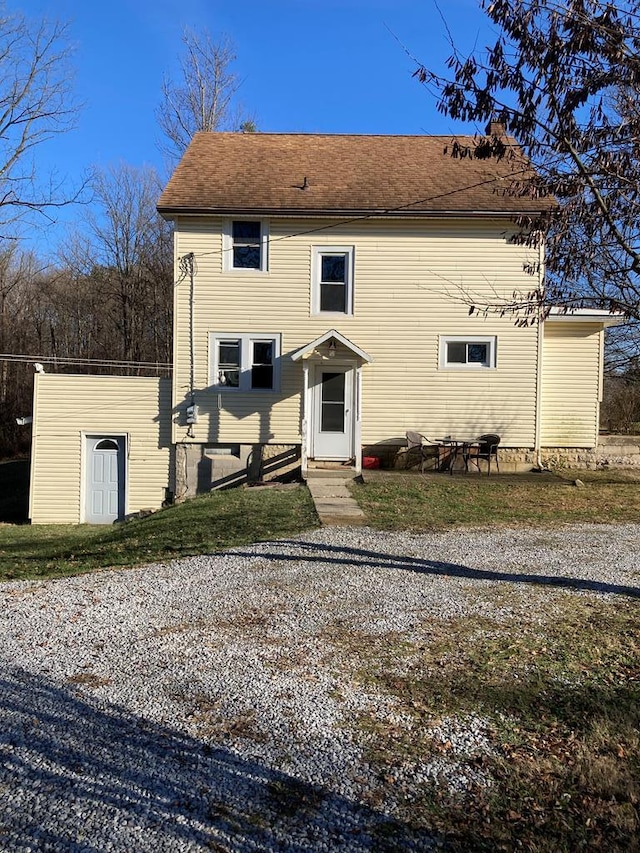 view of front of home