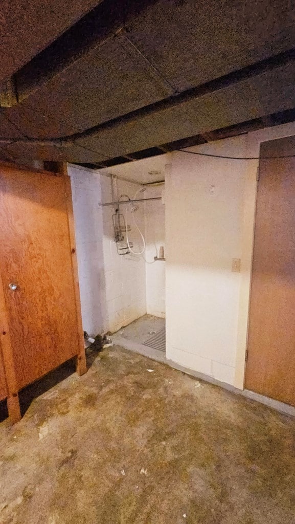 view of basement