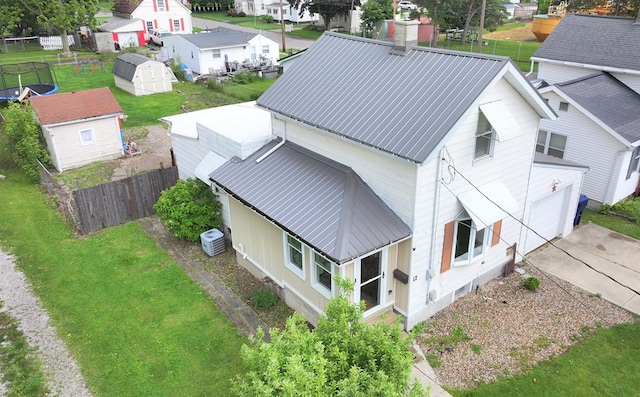 12 W Park Dr, Shelby, OH 44875 - aerial perspective of suburban area