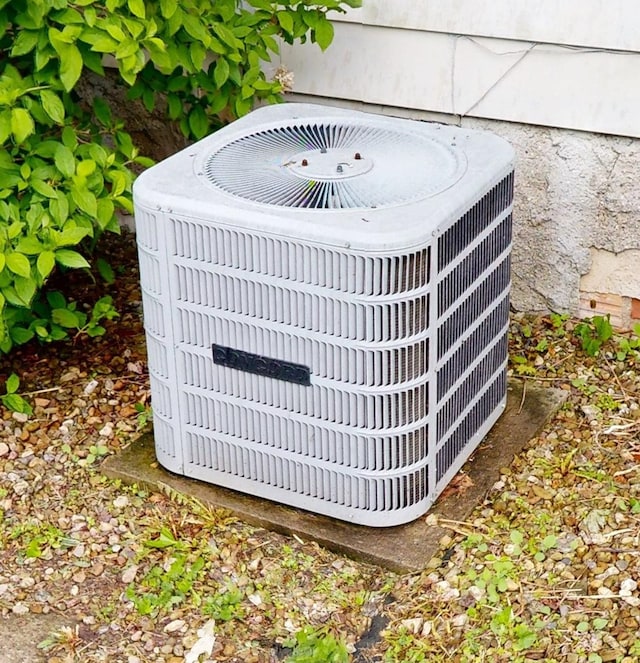 12 W Park Dr, Shelby, OH 44875 - exterior view of central air condition unit