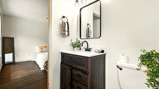 3306 Township Rd Unit 221, Marengo, OH 43334 - bathroom with vanity and wood finished floors