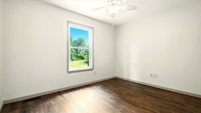 3306 Township Rd Unit 221, Marengo, OH 43334 - spare room featuring wood finished floors and ceiling fan