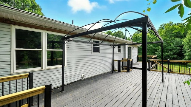 3306 Township Rd Unit 221, Marengo, OH 43334 - view of wooden terrace