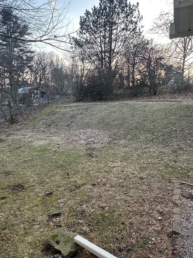 view of yard