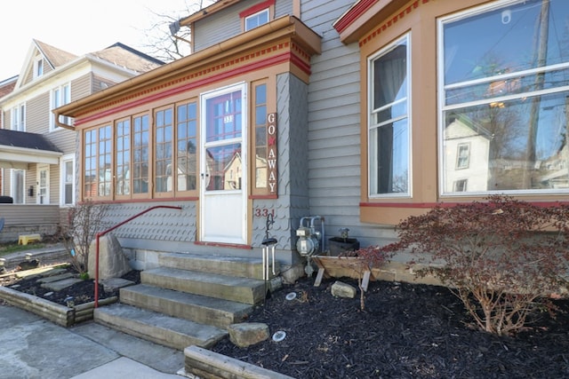 view of entrance to property