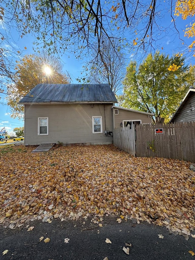 view of side of property