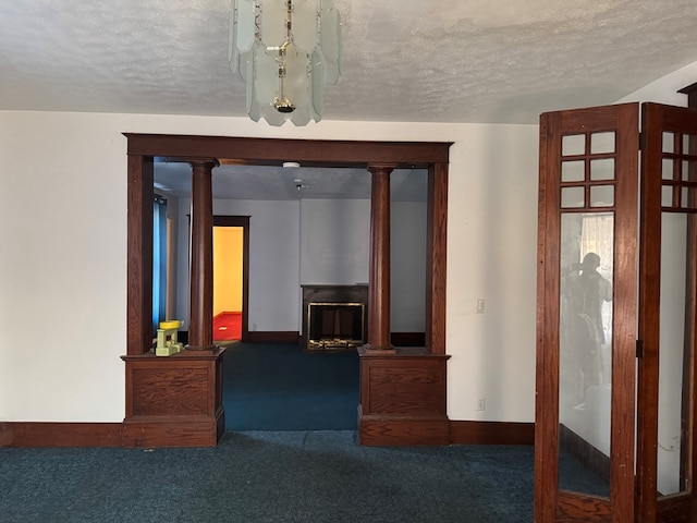 325 E Mansfield St, Bucyrus, OH 44820 - empty room with carpet floors and a textured ceiling