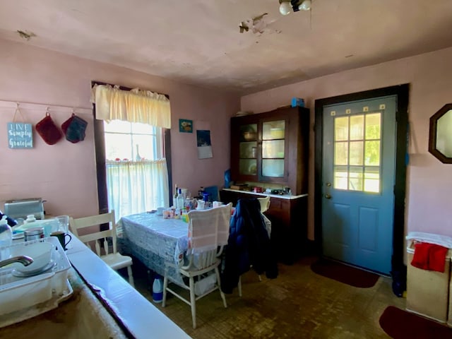 view of dining room