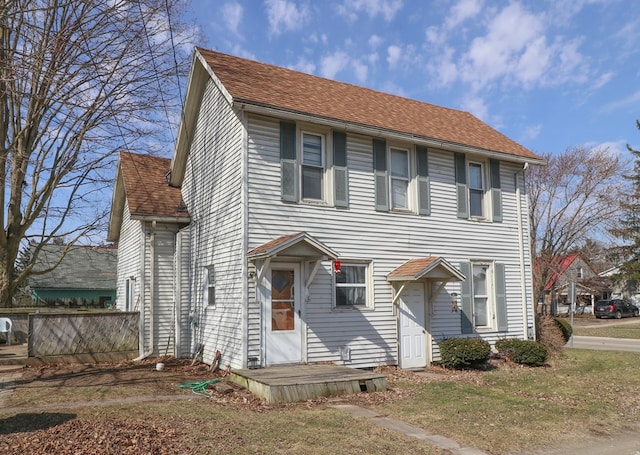 415 W Tiffin St, Willard, OH 44890 - colonial home with fence and roof with shingles