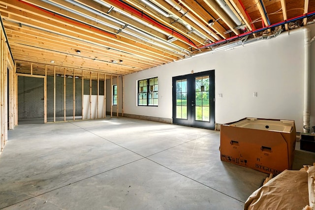 1360 Lexington Ontario Rd, Mansfield, OH 44904 - basement with french doors