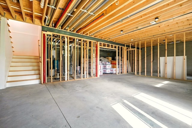 1360 Lexington Ontario Rd, Mansfield, OH 44904 - unfinished below grade area with stairs