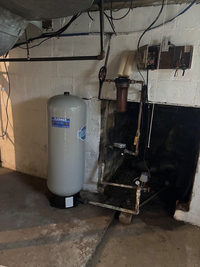view of utility room