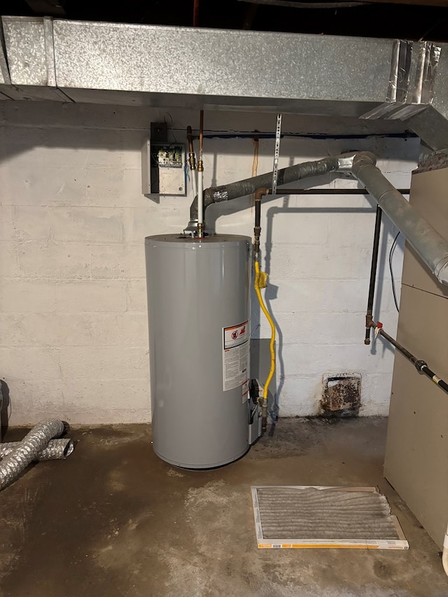 utilities with water heater