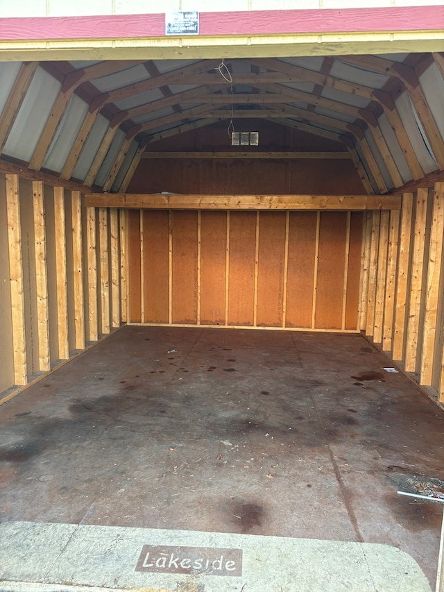 view of storage
