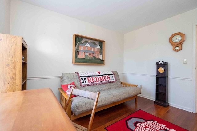 452 Pleasant Ln, Bucyrus, OH 44820 - sitting room featuring baseboards and wood finished floors