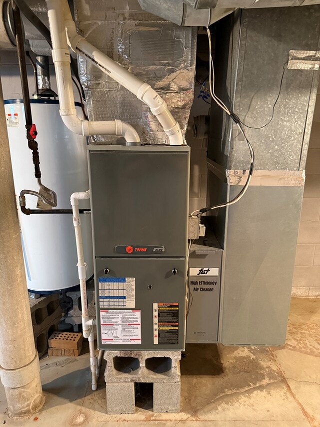 1022 S E E, Bucyrus, OH 44820 - utility room featuring water heater