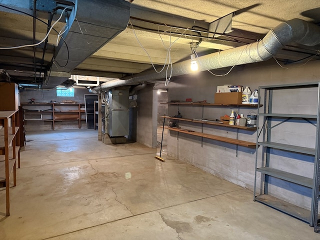 1022 S E E, Bucyrus, OH 44820 - unfinished below grade area with heating unit
