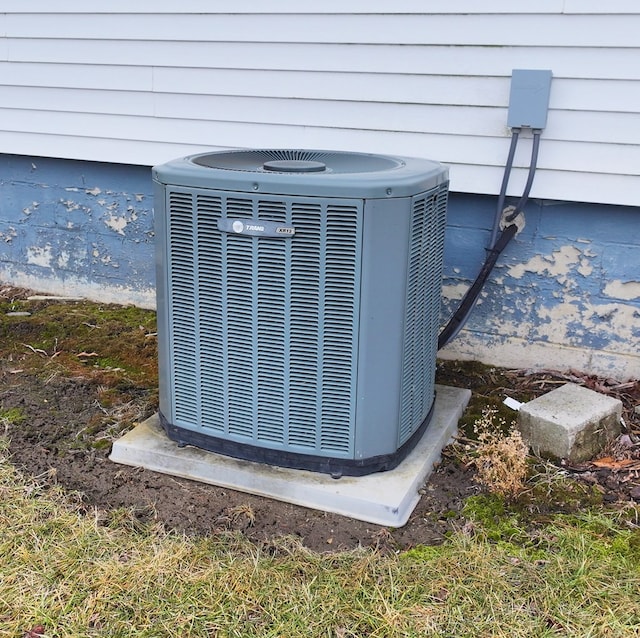 details with central air condition unit
