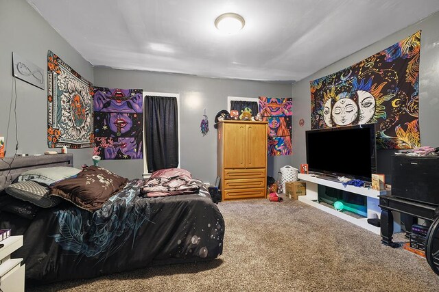 bedroom featuring carpet flooring