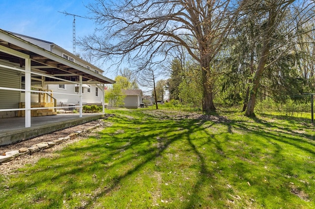 view of yard