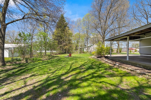 view of yard