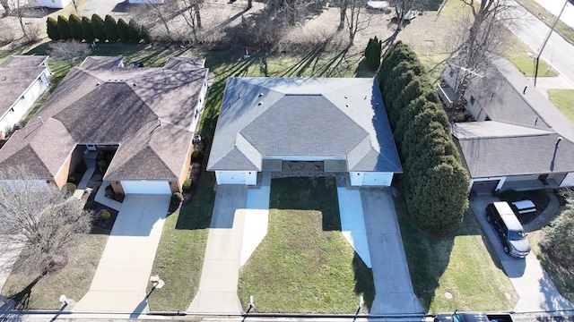drone / aerial view