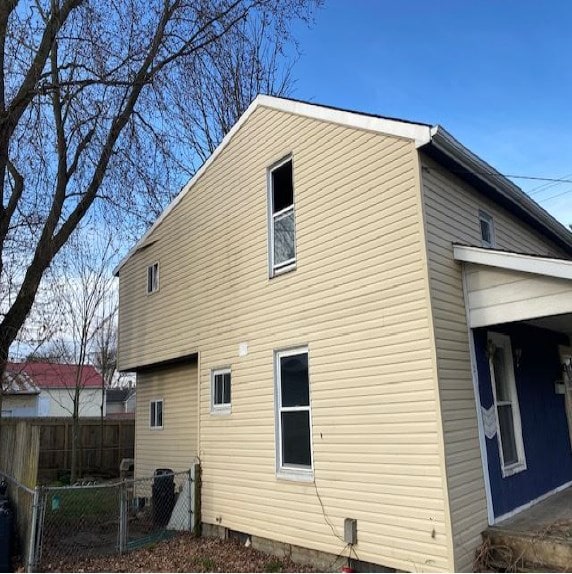 view of rear view of property